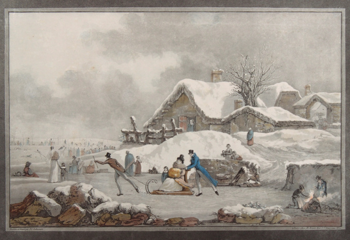 Winter  by Philibert Louis Debucourt