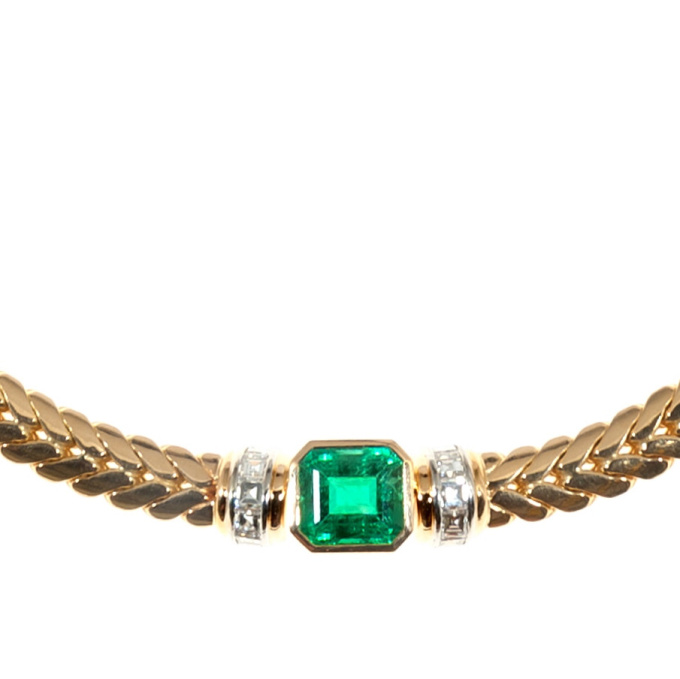 Steltman emerald necklace by Steltman