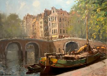View of the canals by Jan Korthals