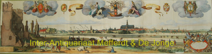 Haarlem panorama naar Pieter de Molijn by Pieter Molijn