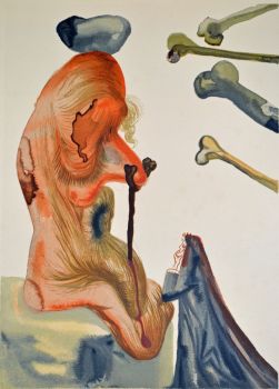 Divina commedia inferno 18 by Salvador Dali