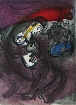 Les Pleurs de Jeremie by Marc Chagall
