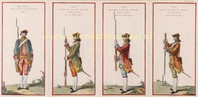 French Royal Army  by Hubert-François Gravelot
