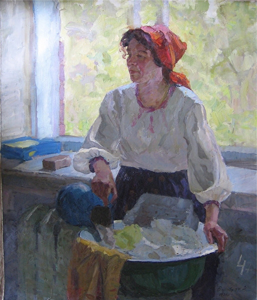 Washerwoman by Diana Varakuta