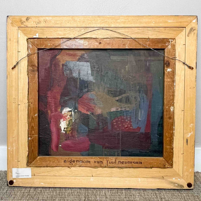 Juul Neumann – untitled, 1960 – oil on canvas, profesionally framed by Juul Neumann