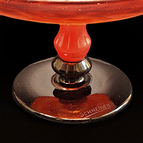 Scneider coupe orange-red by Charles Schneider