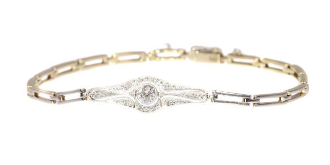 Vintage Art Deco - Belle Epoque diamond bracelet by Unknown artist