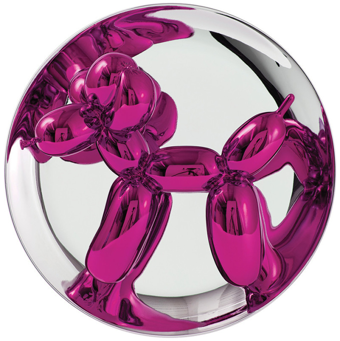 Balloon Dog magenta by Jeff Koons