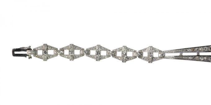 Vintage 1920's Art Deco diamond dog collar necklace by Unbekannter Künstler