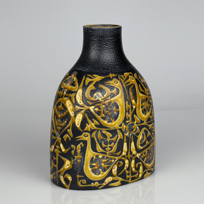 Nils Thorsson – A glazed stoneware “Baca” vase – Aluminia, Denmark ca. 1965 by Nils Thorsson