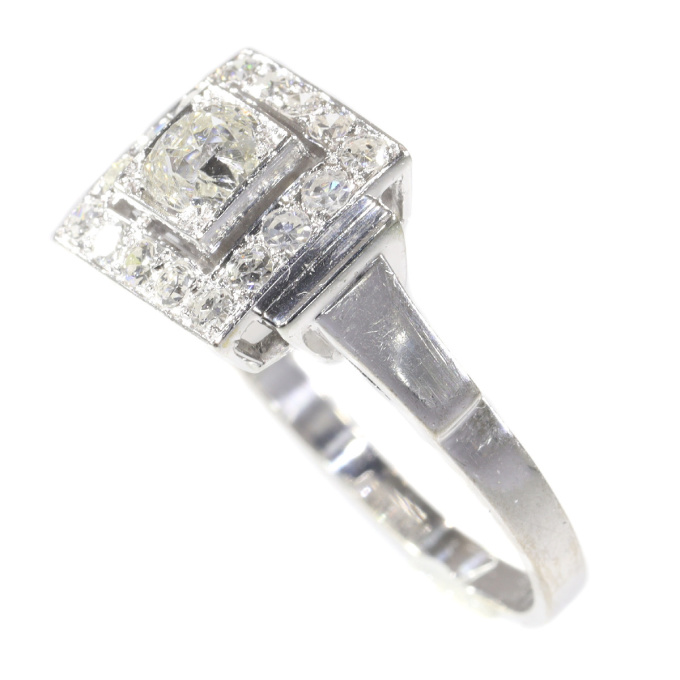 Vintage Fifties diamond Art Deco engagement ring by Unknown artist