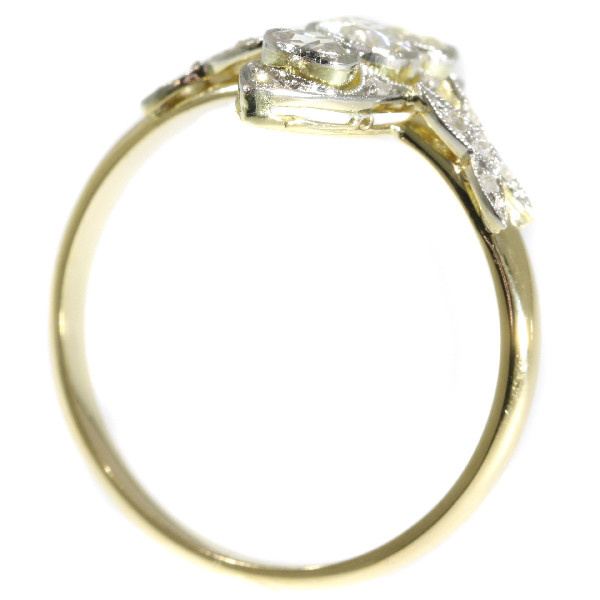 Antique diamond ring from the Belle Epoque era by Onbekende Kunstenaar
