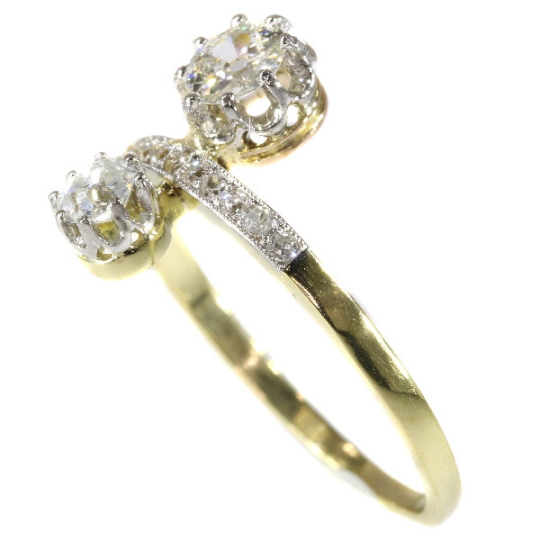 Belle Epoque diamond engagement ring by Unbekannter Künstler