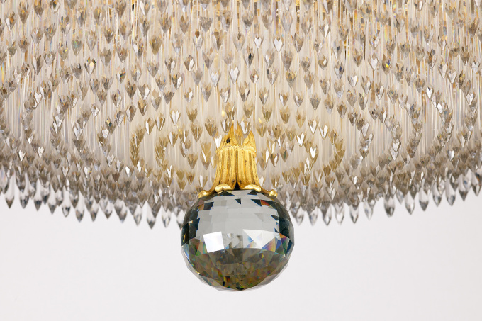 A large Empire 24-light Chandelier attributed to Claude Galle by Claude Galle
