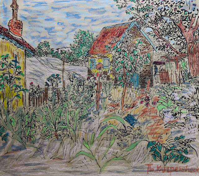 View of a Garden by Theo Kurpershoek