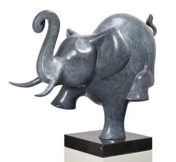 Dansende olifant no. 2 - In Stock by Evert den Hartog