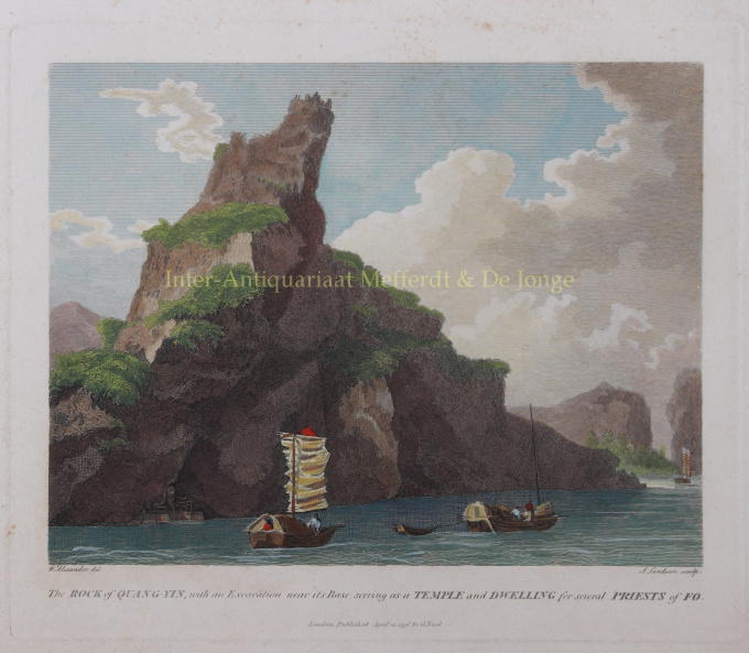 China, Rock of Quang - Yin  by William Alexander