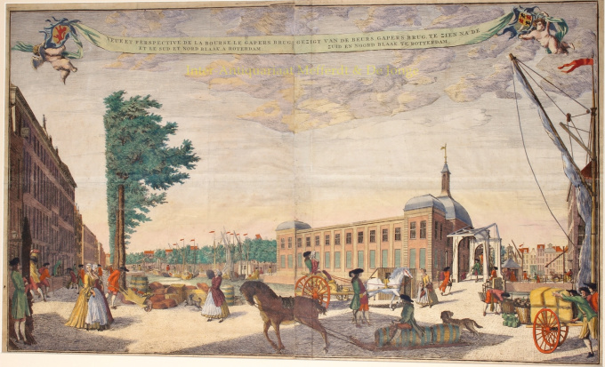 Oude Beurs van Rotterdam  by Jacob Lindenberg