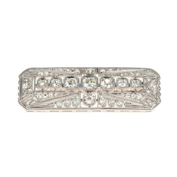 Art Deco brooch with diamonds by Artista Desconocido