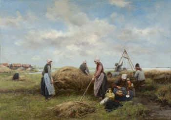Harvest on Marken by Johannes Marius ten Kate