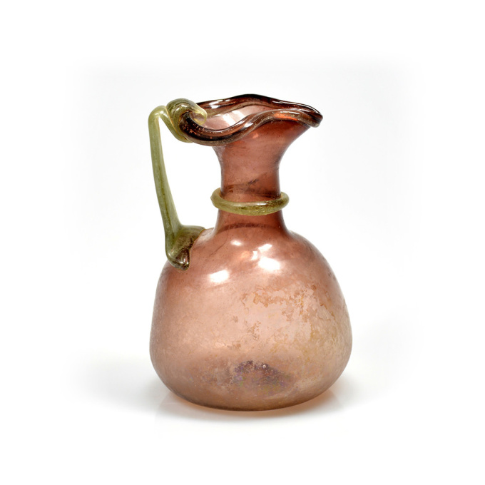 A Roman purple glass jug, ca. 4th century AD by Unknown artist