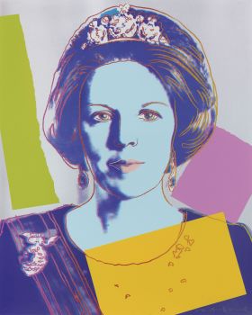 Queen Beatrix of the Netherlands  by Andy Warhol