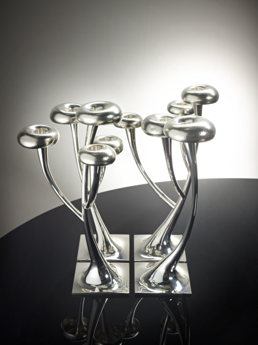 set of 4 candle stands "grow & glow" by Paul de Vries