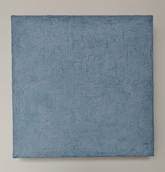 'Vierkant blauw' by Vincent Hamel