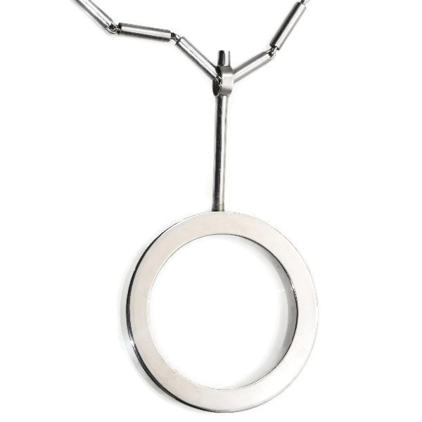 Artist Jewelry by Chris Steenbergen silver necklace and pendant by Chris Steenbergen