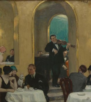 Tearoom by Arthur Kampf