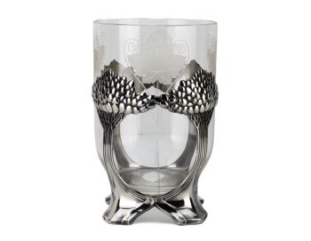 Orivit, Germany – silver plated Jugendstil grape glass by Orivit Metall