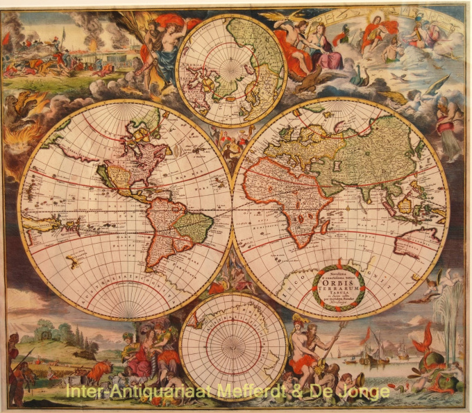 World map  by Romeijn de Hooghe