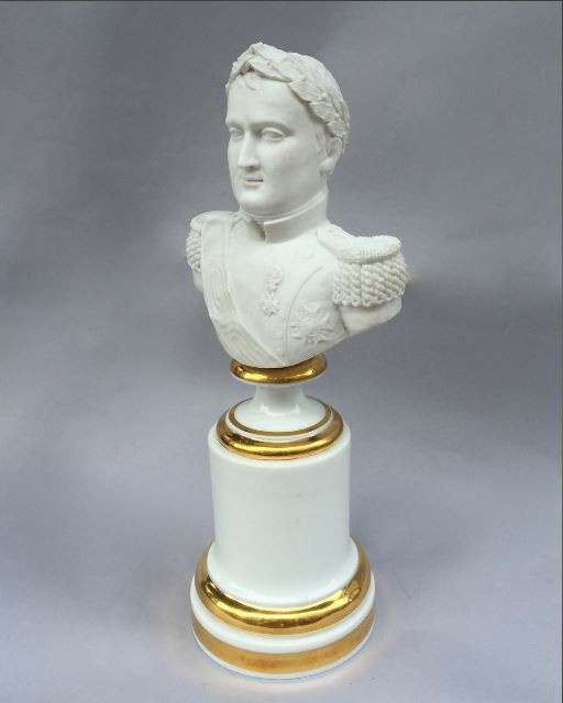 'Porcelaine de Paris' bust of Napoleon by Unknown Artist