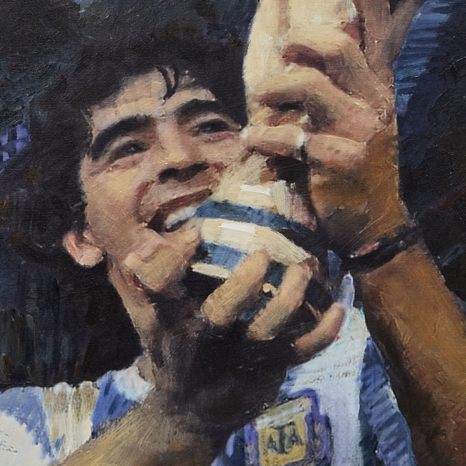 Diego Maradona by Peter Donkersloot