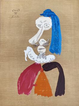 Portrait Imaginaire 6.4.69 II by Pablo Picasso