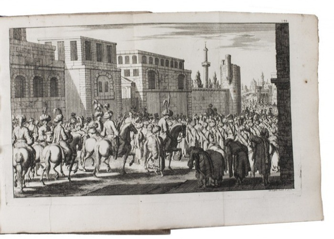 Dutch edition of Thévenot's travels in the Levant, with Jan Luyken's splendid illustrations of 1681 by Melchisedec Jean-Baptiste Thévenot
