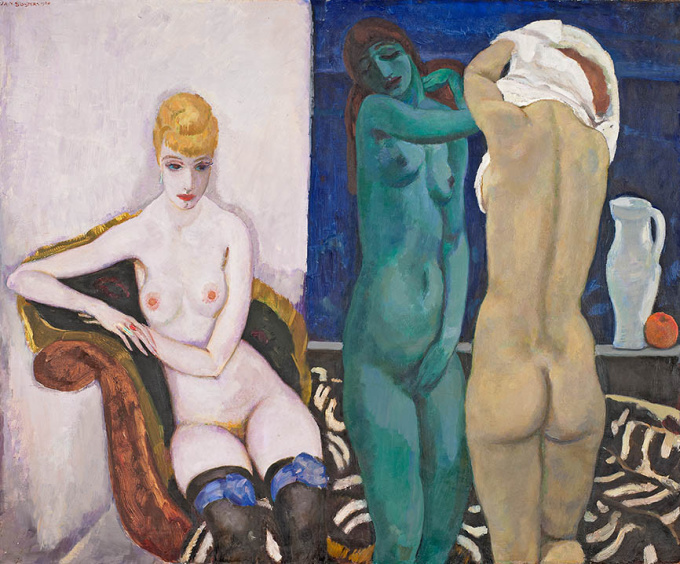 Three Female Nudes by Jan Sluijters