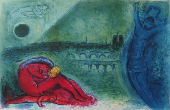Quai de la Tournelle by Marc Chagall