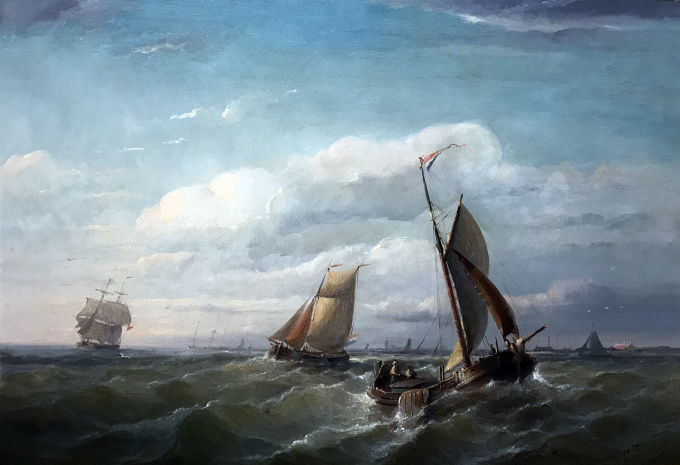 Marine by Christiaan Cornelis Kannemans
