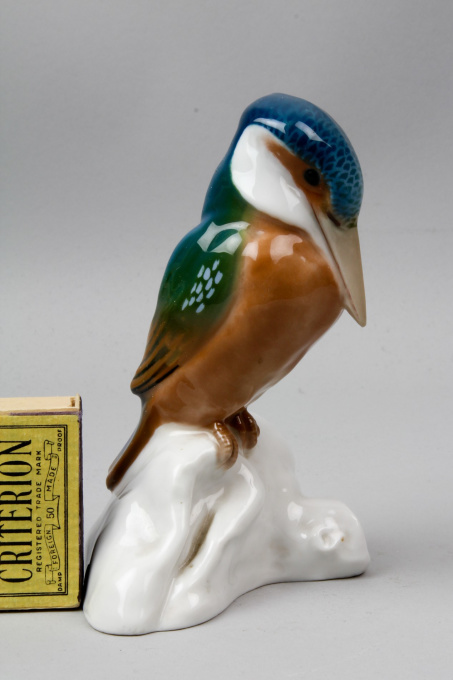 Meissen Kingfisher by Paul Walther